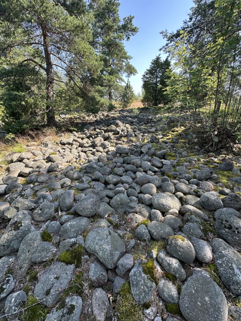 Vanhaa merenpohjaa Jakomäessä Helsingissä